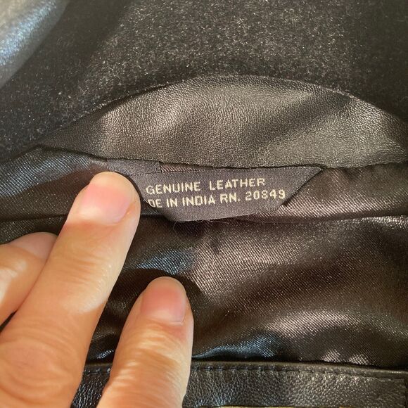 Excelled Leather‎ Jacket Women's XS Black Full Zip Mid Length Coat - Picture 10 of 13